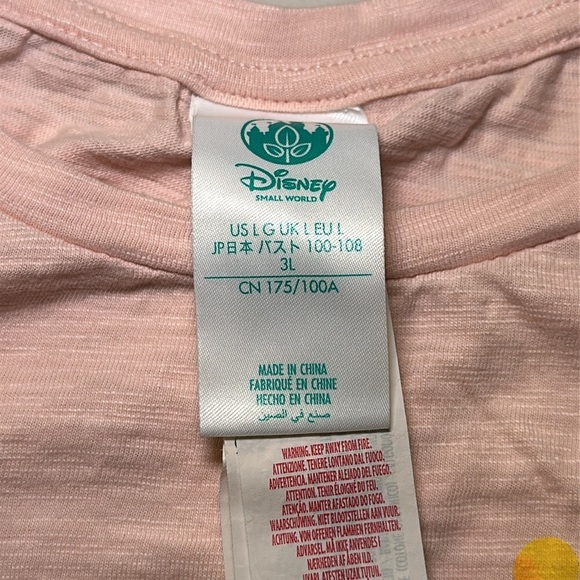 Disney Parks Women’s Just Add Waves Tropical Floral Tank Pink Size Large - Picture 3 of 4